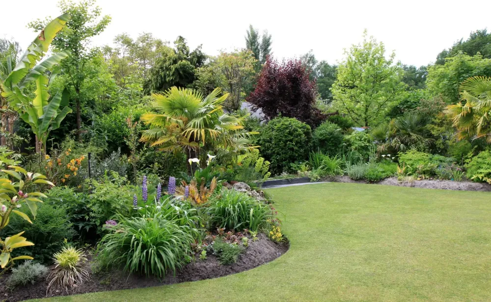 réalisation d'un jardin